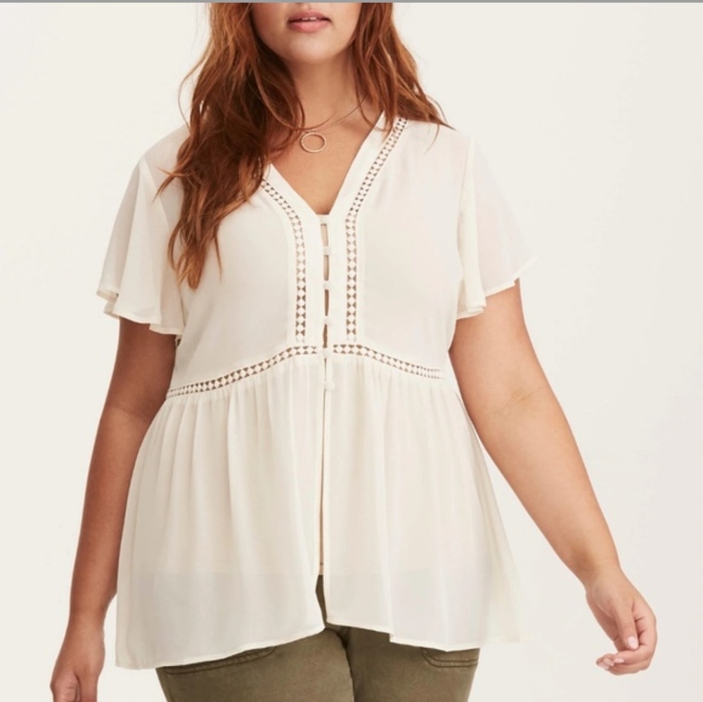 (sold) Torrid boho blouse 2 2X 18/20